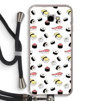 Sushi time: Samsung Galaxy J4 Plus Transparant Hoesje met koord
