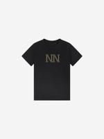 Nik&Nik winter t-shirt meisjes - zwart - Stud