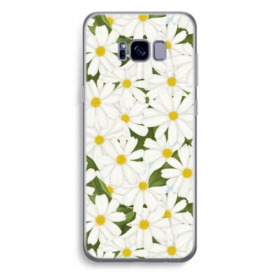 Summer Daisies: Samsung Galaxy S8 Plus Transparant Hoesje