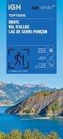 Fietskaart - Wandelkaart 75008 Ubaye, Val d'Allos, Lac de Serre-Poncon | IGN - Institut Géographique National