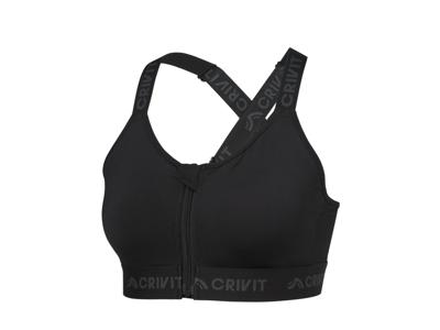 CRIVIT Dames sport-BH (Zwart, M (40/42))