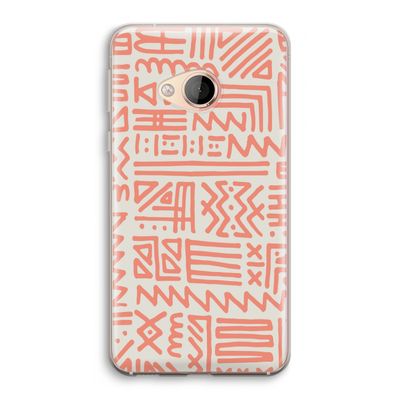 Marrakech Pink: HTC U Play Transparant Hoesje