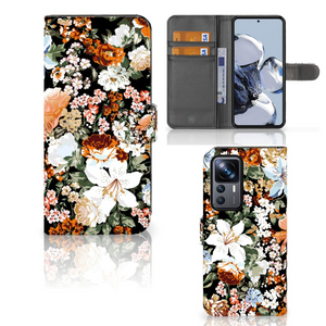 Hoesje voor Xiaomi 12T | 12T Pro Dark Flowers