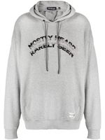 Mostly Heard Rarely Seen hoodie en coton à logo brodé - Gris - thumbnail