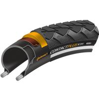 Continental fietsband contact plus reflectie zwart 26x1.75 stadsfiets draadband 47-559