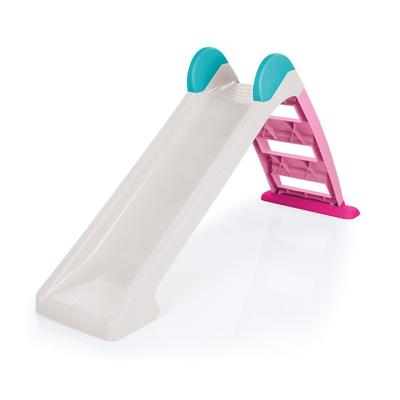 Dolu glijbaan 72x133x45 cm wit/roze/blauw