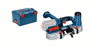 Bosch Blauw GCB 18V-63 Accubandzaag Solo | zonder accu's en lader in L-boxx - 06012A0401