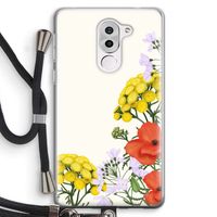 Wilde bloemen: Honor 6X Transparant Hoesje met koord