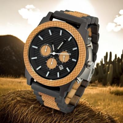 TimberWood Quantum™ - Houten Heren Horloge Chronograaf
