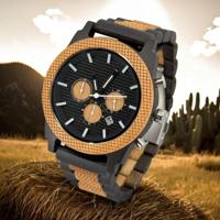 TimberWood Quantum™ - Houten Heren Horloge Chronograaf