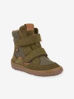 Winterlaarzen blote voeten kinderen BAREFOOT TEX WINTER Froddo olijf