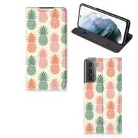 Samsung Galaxy S21 FE | Flip Style Cover | Ananas