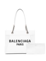 Balenciaga sac cabas Duty Free médium - Blanc - thumbnail