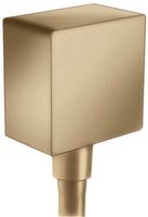 Hansgrohe FixFit Square Muuraansluitbocht Brushed Bronze