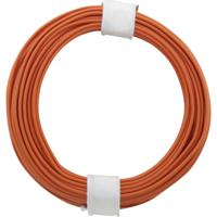 Donau Elektronik 118-7 Draad 1 x 0.14 mm² Oranje 10 m