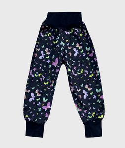 Waterproof Softshell Pants Butterfly Black