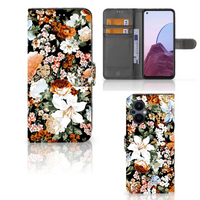 Hoesje voor OPPO Reno 8 Lite | OnePlus Nord N20 Dark Flowers - thumbnail