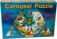 Jonotoys Carousel puzzel - pocahontas - 6 x 16 stukjes