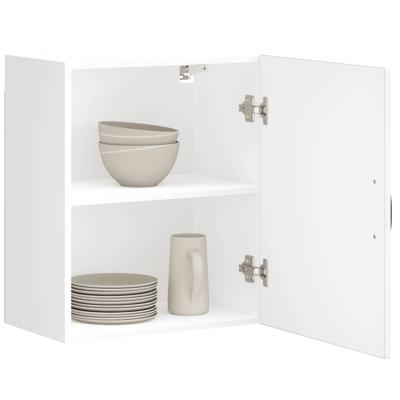 Keukenwandkast Lucca bewerkt hout wit