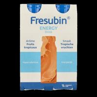 Fresubin Energy drink tropische vruchten 200ml 4 Stuks