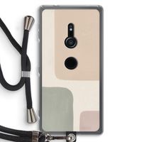 Geo #7: Sony Xperia XZ2 Transparant Hoesje met koord