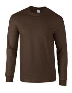 Gildan G2400 Ultra Cotton™ Long Sleeve T-Shirt - Dark Chocolate - 3XL