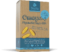 Testa Omega 3 Algenolie DHA en EPA Vegetarisch 60 softgels - thumbnail