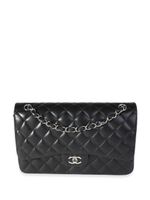 CHANEL Pre-Owned sac porté épaule Jumbo Double Flap - Noir - thumbnail