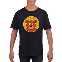T-shirt beer zwart kinderen - thumbnail
