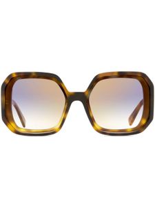 MCM lunettes de soleil 709S à monture carrée - Marron