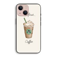 But first coffee: iPhone 13 mini Biologisch afbreekbaar hoesje