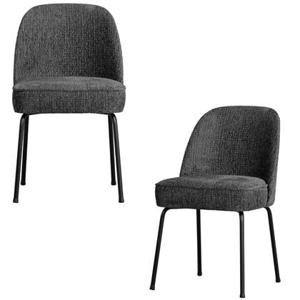 BePureHome Vogue Eetkamerstoelen - Velvet - Mountain - Set van 2