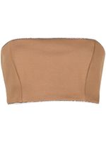 STAUD haut bandeau crop - Marron