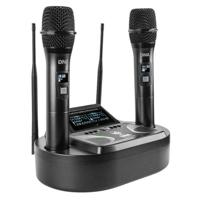 DNA Professional UMA VOCAL SET - dubbele draadloze set (2 handmicrofoons + ontvanger met oplaadstation voor de microfoons)
