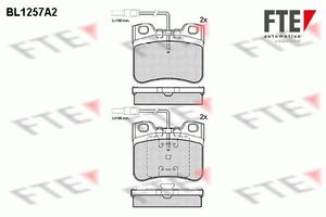 Remblokken set BL1257A2