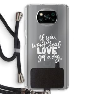 Partner in crime: Xiaomi Poco X3 NFC Transparant Hoesje met koord
