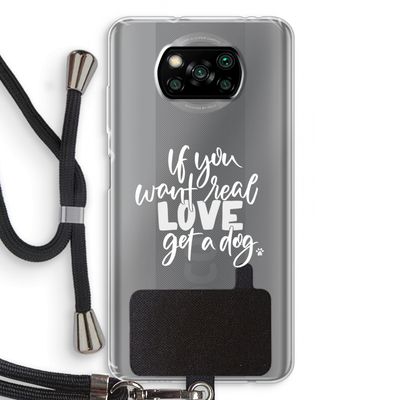 Partner in crime: Xiaomi Poco X3 NFC Transparant Hoesje met koord