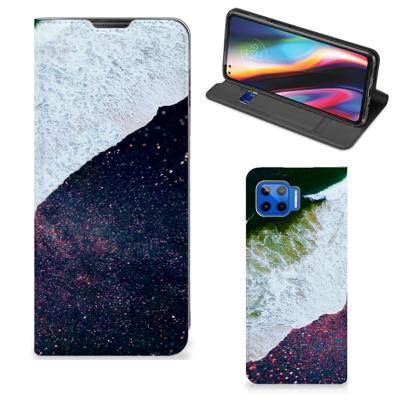 Motorola Moto G 5G Plus Stand Case Sea in Space