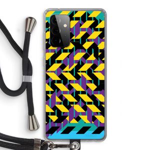 Skew Bee 3: Samsung Galaxy A72 5G Transparant Hoesje met koord