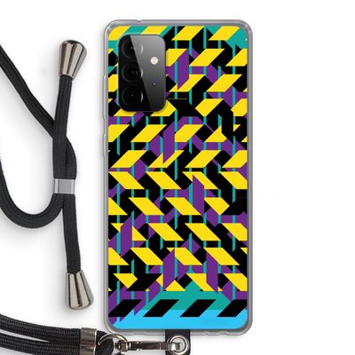 Skew Bee 3: Samsung Galaxy A72 5G Transparant Hoesje met koord