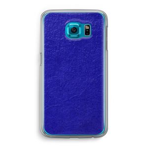 Majorelle Blue: Samsung Galaxy S6 Transparant Hoesje