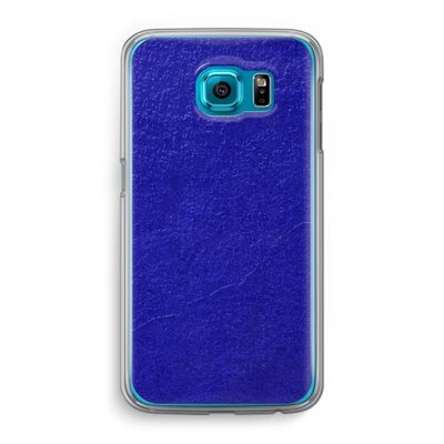 Majorelle Blue: Samsung Galaxy S6 Transparant Hoesje