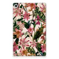 Lenovo Tab M10 Plus (3e generatie) | Siliconen hoesje | Flowers