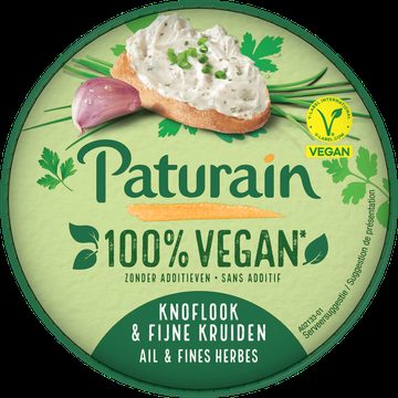 Paturain Vegan Knoflijk & Fijne Kruiden 140g bij Jumbo