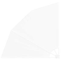 VidaXL Balkon privacy scherm wit 160 x 160 cm polyester