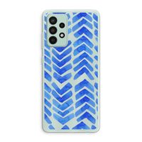 Blauwe pijlen: Samsung Galaxy A52s 5G Transparant Hoesje