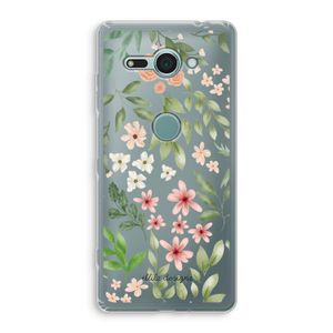 Botanical sweet flower heaven: Sony Xperia XZ2 Compact Transparant Hoesje