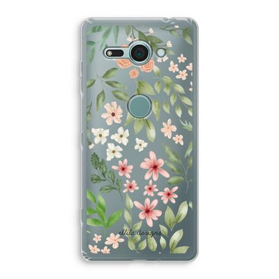 Botanical sweet flower heaven: Sony Xperia XZ2 Compact Transparant Hoesje