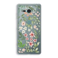 Botanical sweet flower heaven: Sony Xperia XZ2 Compact Transparant Hoesje