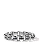 David Yurman bracelet Deco pavé de diamants - Argent